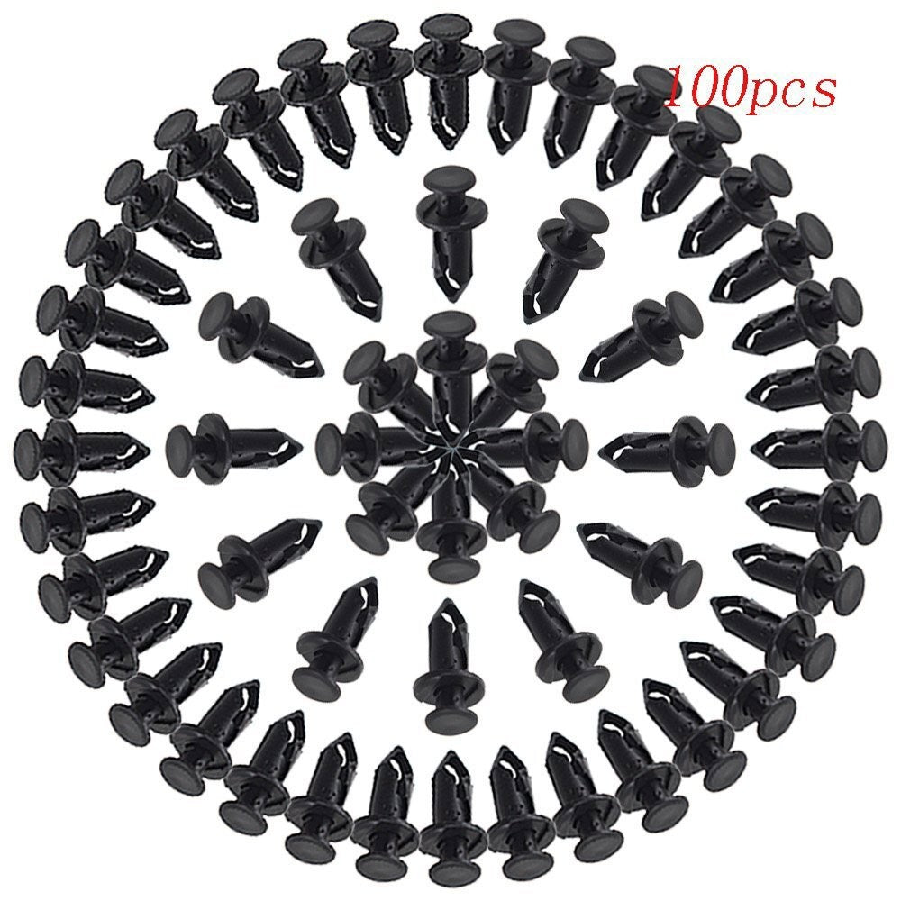 100x 8mm ATV Retainer Clips Push Pin Splash Guard Body Panel for Honda UTV