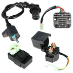 125-150cc GY6 ATV Go Kart Electric Ignition Coil CDI Relay Regulator Set