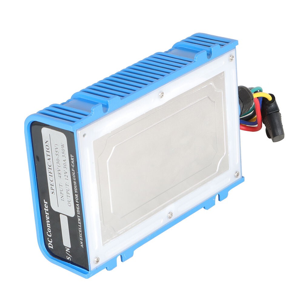 48V to 12V 30A DC Converter Reducer for Golf Cart 36V/48V Power Supply