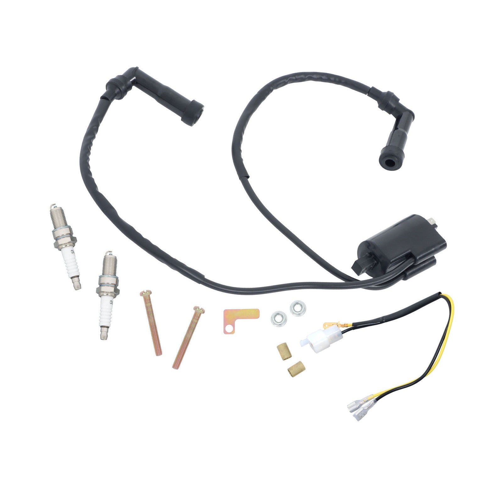 Ignition Coil & Spark Plug for 1978-1981 Honda Hawk 400 CB400T 30530-447-003