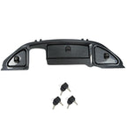 Carbon Fiber Golf Cart Dash with Locking Doors for Club Car Precedent 2008+