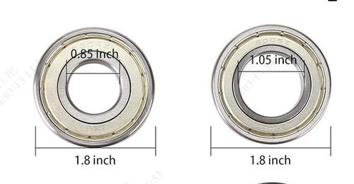 Yamaha G2-G29 Golf Cart Front Wheel Bearings & Seal Kit Replacement