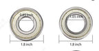 Yamaha G2-G29 Golf Cart Front Wheel Bearings & Seal Kit Replacement