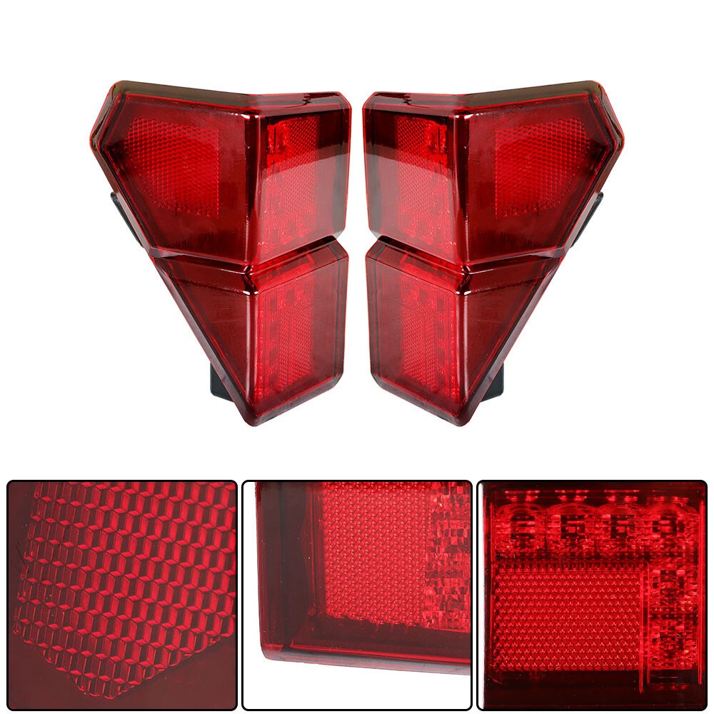Polaris Ranger XP 1000 2018-2021 Rear Left & Right Red Tail Lights Set New