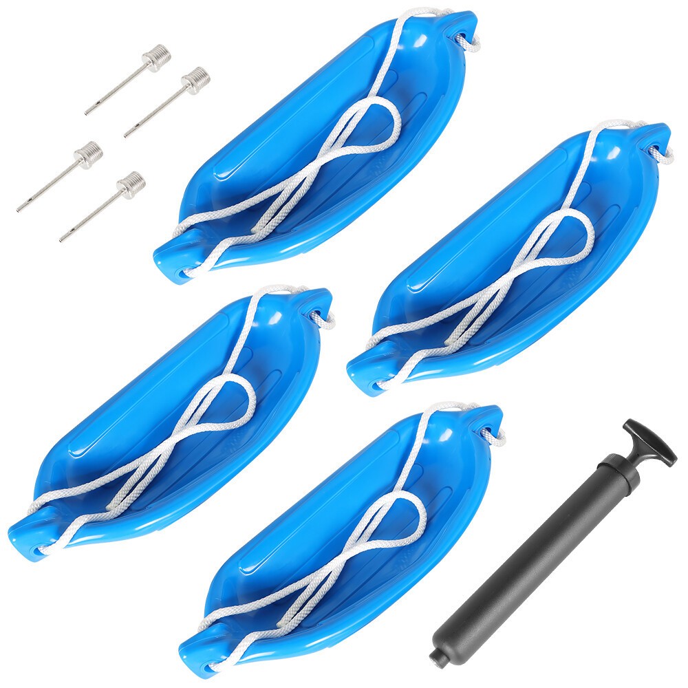 Marine Boat Fender Bumper Shield Pack of 4 Vinyl Ribbed 6.5x23" Protection