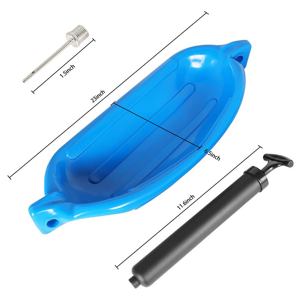 6.5x23" Vinyl Ribbed Marine Boat Fender Bumper Shield Protection - New