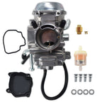 New Fuel Filter & Carburetor for Arctic Cat 400 1998-2001 2x4 4x4 w/Cover