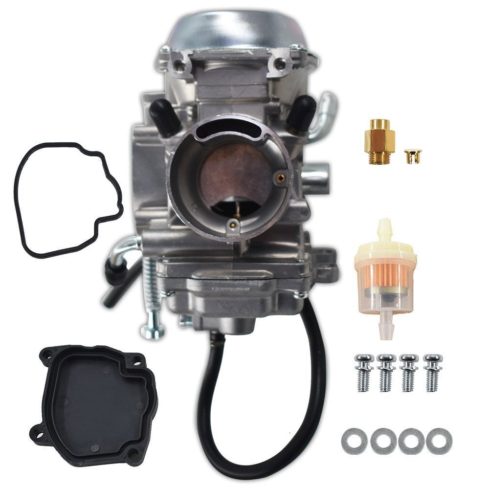 New Fuel Filter & Carburetor for Arctic Cat 400 1998-2001 2x4 4x4 w/Cover