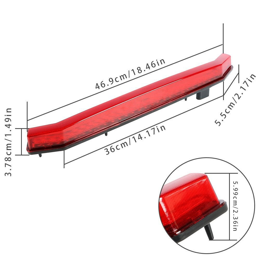 LED Rear Center Brake Light for Polaris RZR 1000 XP Turbo Sportsman US