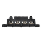 Unused 4 Post Busbar Power Distribution Block 5/16" 12V 250A with Cover
