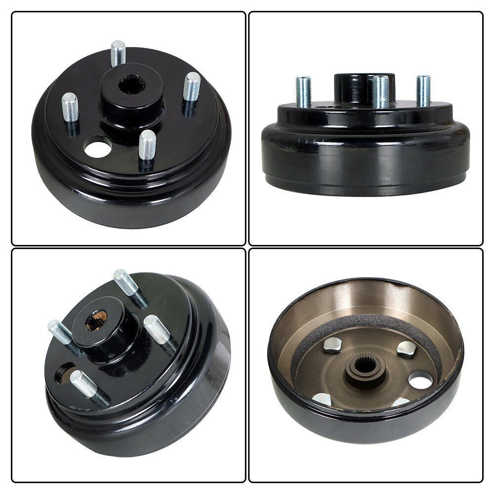 Golf Cart Rear Brake Hub Drum & Shoe Spring Kit for EZGO TXT Electric 96+