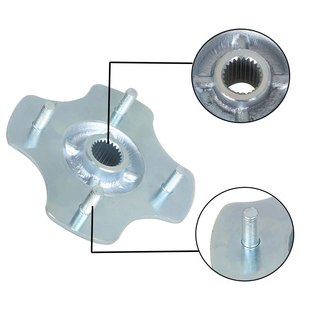 2pcs Rear Axle Wheel Hub w/Nut for Honda FourTrax 300 TRX300 1988-1992