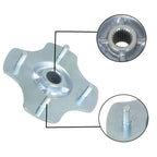 2pcs Rear Axle Wheel Hub w/Nut for Honda FourTrax 300 TRX300 1988-1992