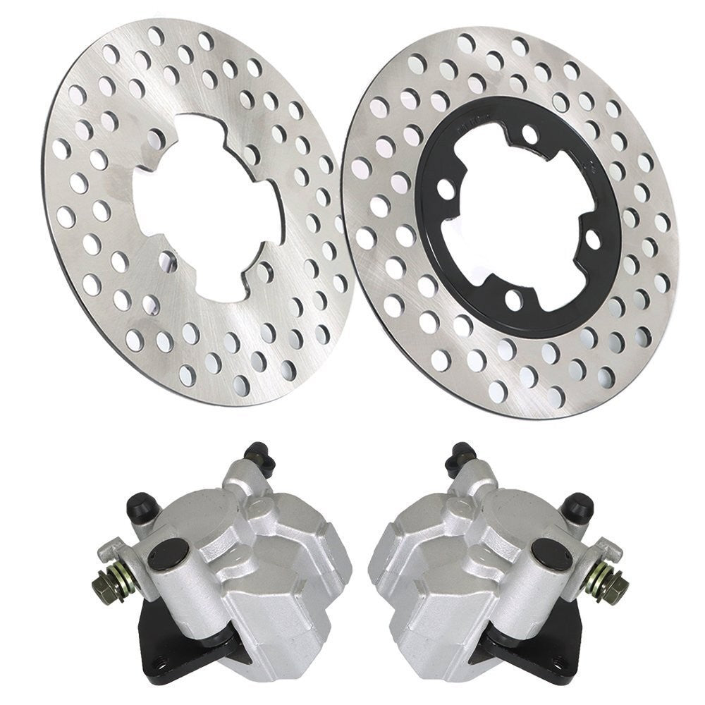 2007-2012 Yamaha Grizzly 350 Front Brake Calipers & Rotors ATV YFM350G