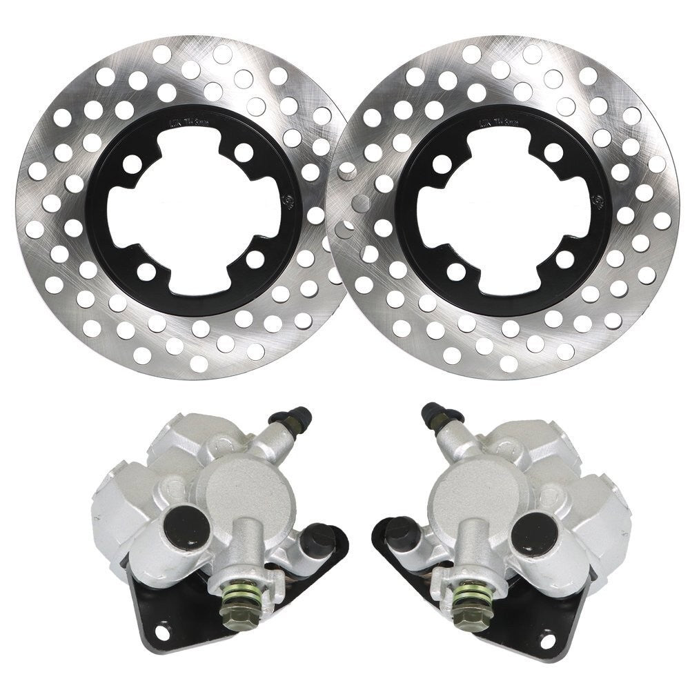 2007-2012 Yamaha Grizzly 350 Front Brake Calipers & Rotors ATV YFM350G