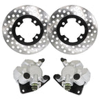 2007-2012 Yamaha Grizzly 350 Front Brake Calipers & Rotors ATV YFM350G