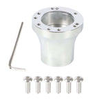 Club Car DS Golf Cart Chrome Steering Wheel Hub Adapter 5/6 Hole 1985+