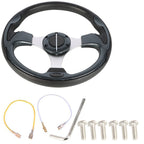 12.5" Carbon Fiber Golf Cart Steering Wheel for EZGO Club Car Yamaha Parts