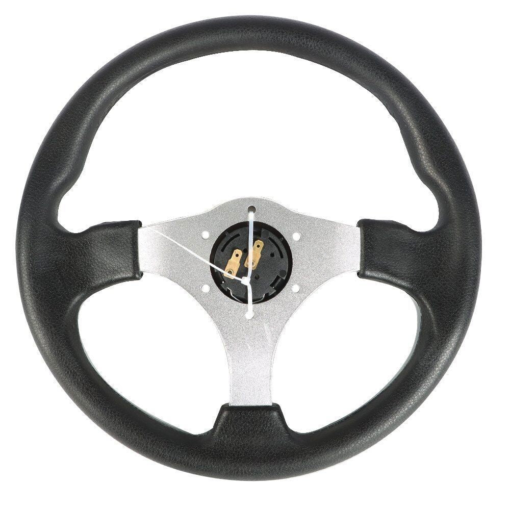 12.5" Carbon Fiber Golf Cart Steering Wheel for EZGO Club Car Yamaha Parts