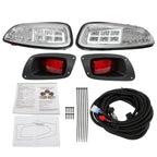 2016+ EZGO RXV Full LED Headlights & Tail Lights Golf Cart Light Kit