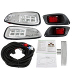 2016+ EZGO RXV Full LED Headlights & Tail Lights Golf Cart Light Kit