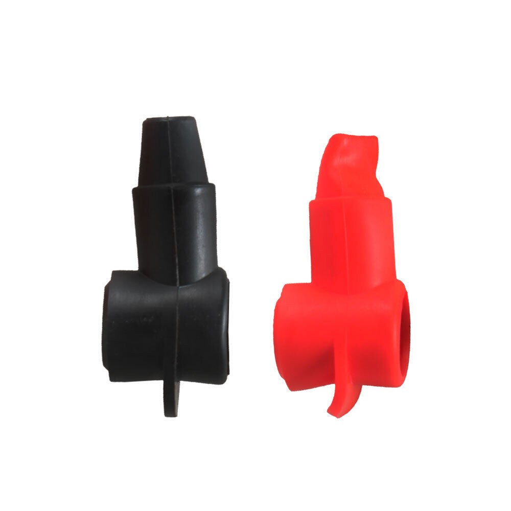180A 12V DC Black & Red 12 Point Busbar Power Distribution Block Pair