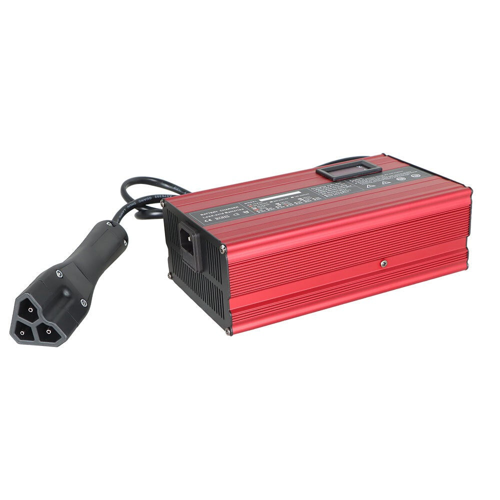 EZGO RXV TXT 48V 10A Golf Cart Battery Charger Triangle 3-Pin Plug