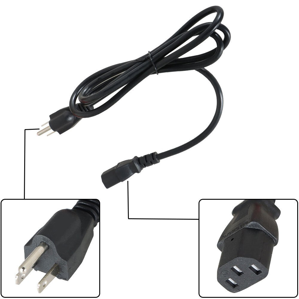 EZGO RXV TXT 48V 10A Golf Cart Battery Charger Triangle 3-Pin Plug