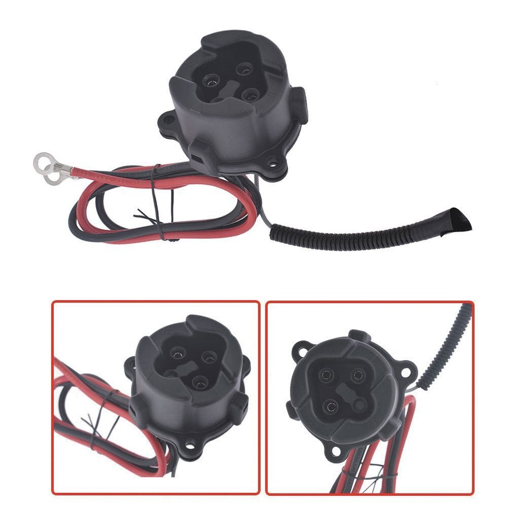 MAC DC Charger Plug Powerwise Receptacle for Yamaha G29 Golf Cart 2011-2017