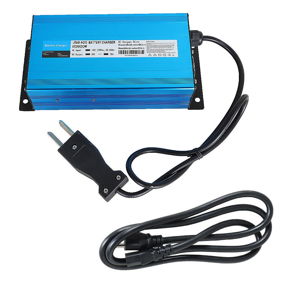 36V 20A Crowfoot Plug Battery Charger for Club Car EZGO Yamaha Golf Cart