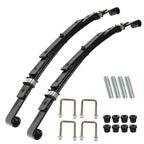Heavy Duty Rear 4-Leaf Springs for EZGO TXT 1995-2013 Golf Cart Set of 2