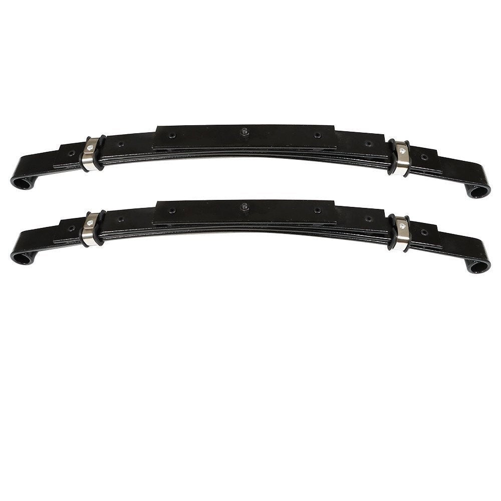 Heavy Duty Rear 4-Leaf Springs for EZGO TXT 1995-2013 Golf Cart Set of 2