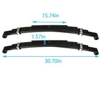 Heavy Duty Rear 4-Leaf Springs for EZGO TXT 1995-2013 Golf Cart Set of 2