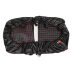 Red Golf Cart Seat Cover Diamond Stitch Front Rear Club Car Precedent 2004+