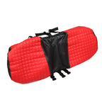 Red Golf Cart Seat Cover Diamond Stitch Front Rear Club Car Precedent 2004+