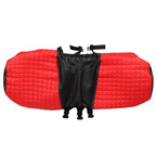 Red Golf Cart Seat Cover Diamond Stitch Front Rear Club Car Precedent 2004+
