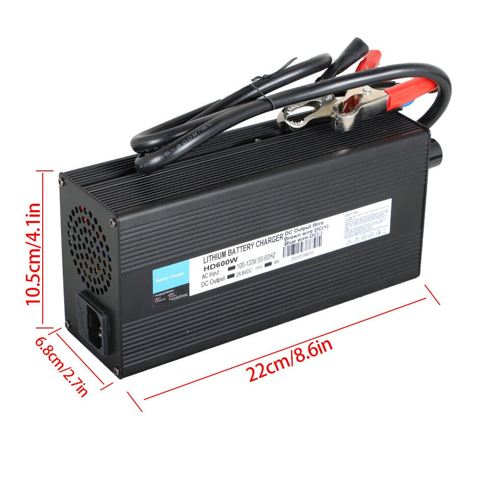 Rechargeable 28.8V 18Ah LiFePO4 Battery for Deep Cycle Charger NEW