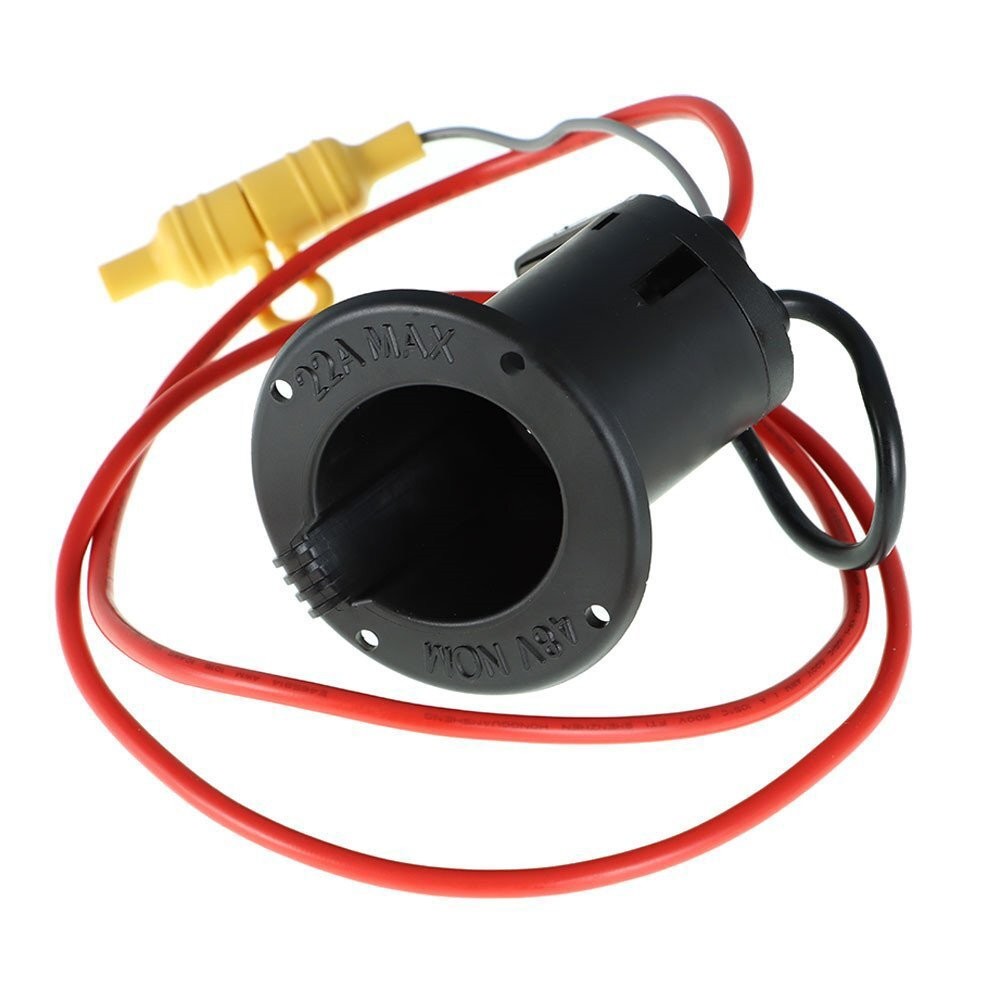 48V DC Charger Receptacle & Fuse Assembly for Club Car DS Golf Cart