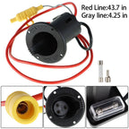 48V DC Charger Receptacle & Fuse Assembly for Club Car DS Golf Cart