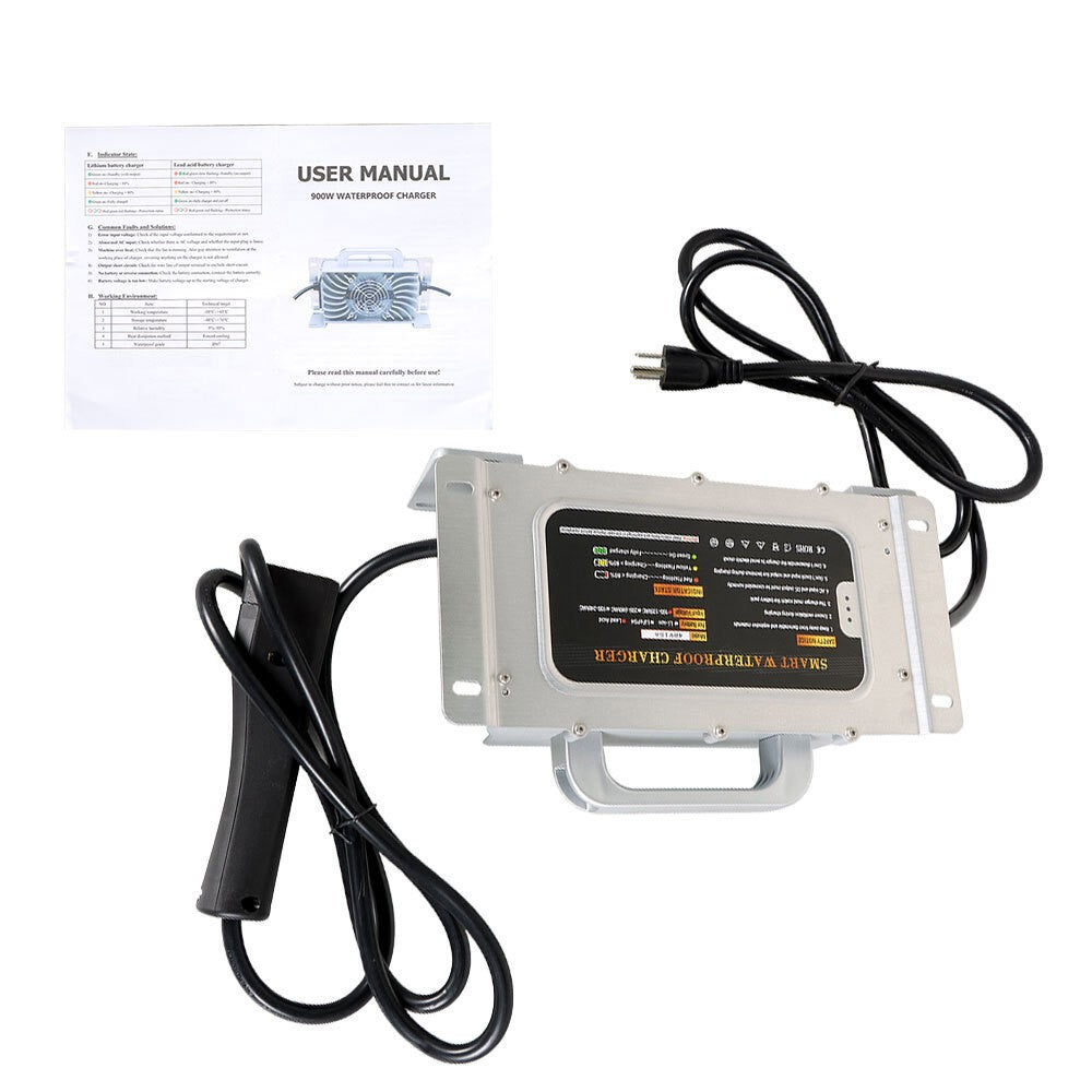 Max48 15A Battery Charger for EZGO RXV & TXT 48V Golf Carts