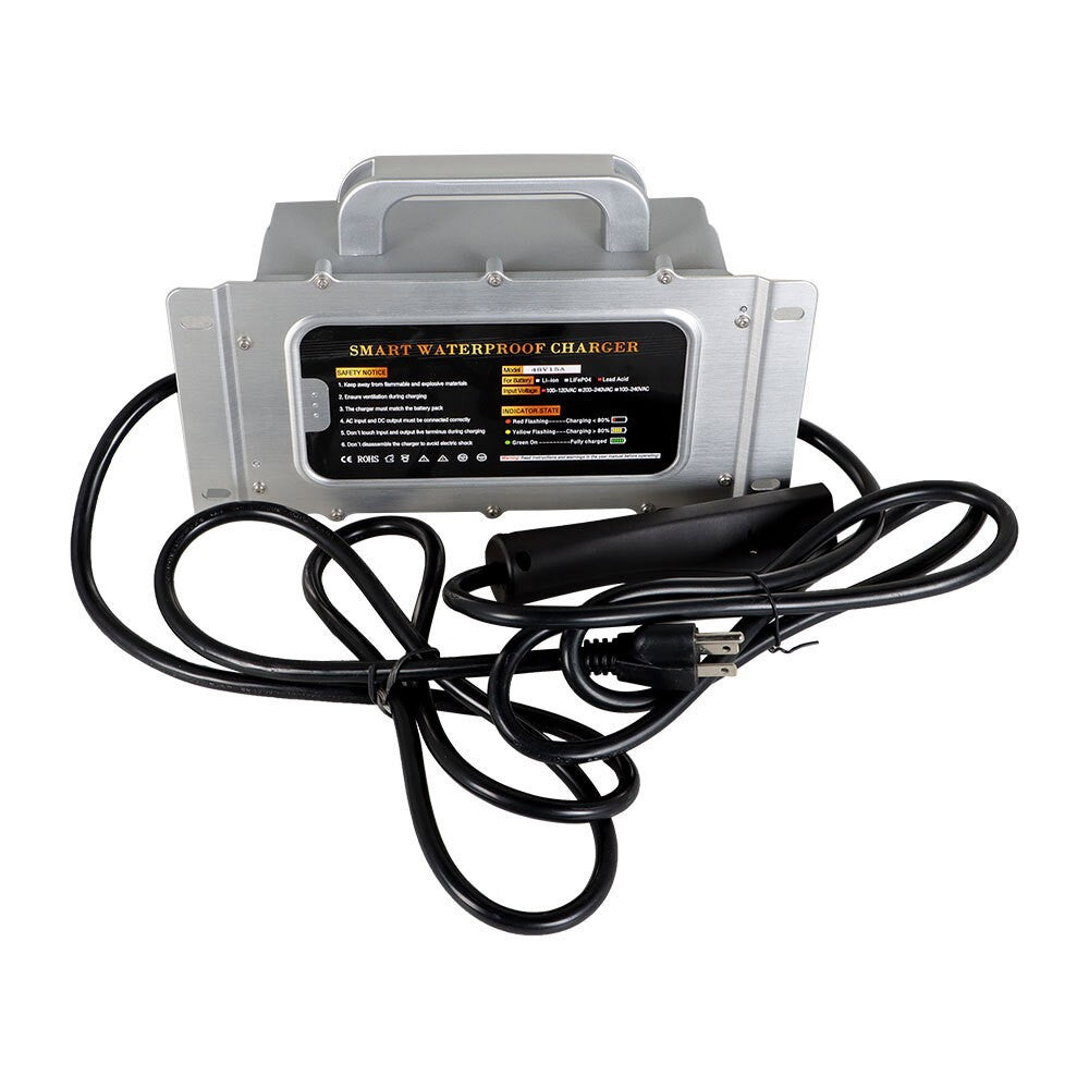 Max48 15A Battery Charger for EZGO RXV & TXT 48V Golf Carts