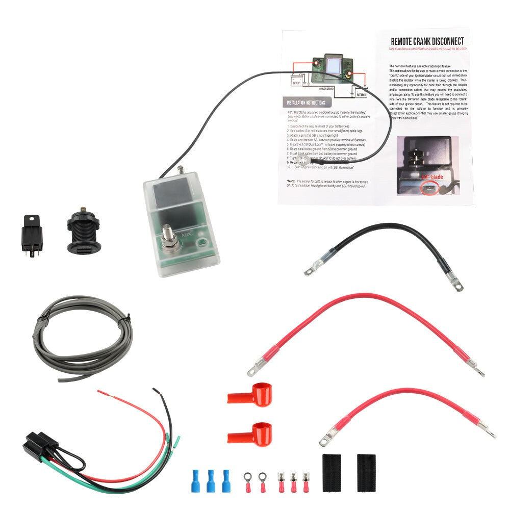 UTV Dual Battery Isolator Kit for Honda Pioneer 1000 700 500 UTV-SBI-CM