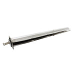 1 1/8" Bolt Semi Truck 30" Stainless Steel Tapered Straight Mud Flap Hanger