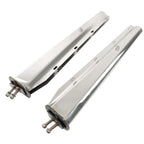1 1/8" Bolt Semi Truck 30" Stainless Steel Tapered Straight Mud Flap Hanger