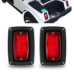 2 LED 3-Wire Golf Cart Taillights Tail Light Kit for Club Car DS 1982+