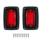 2 LED 3-Wire Golf Cart Taillights Tail Light Kit for Club Car DS 1982+