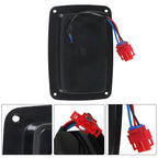 2 LED 3-Wire Golf Cart Taillights Tail Light Kit for Club Car DS 1982+