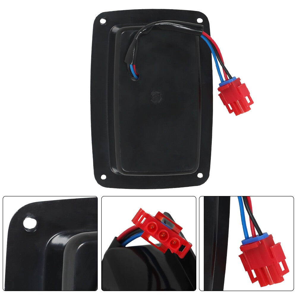 2 LED 3-Wire Golf Cart Taillights Tail Light Kit for Club Car DS 1982+