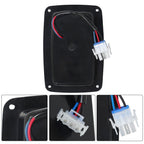 2 LED 3-Wire Golf Cart Taillights Tail Light Kit for Club Car DS 1982+