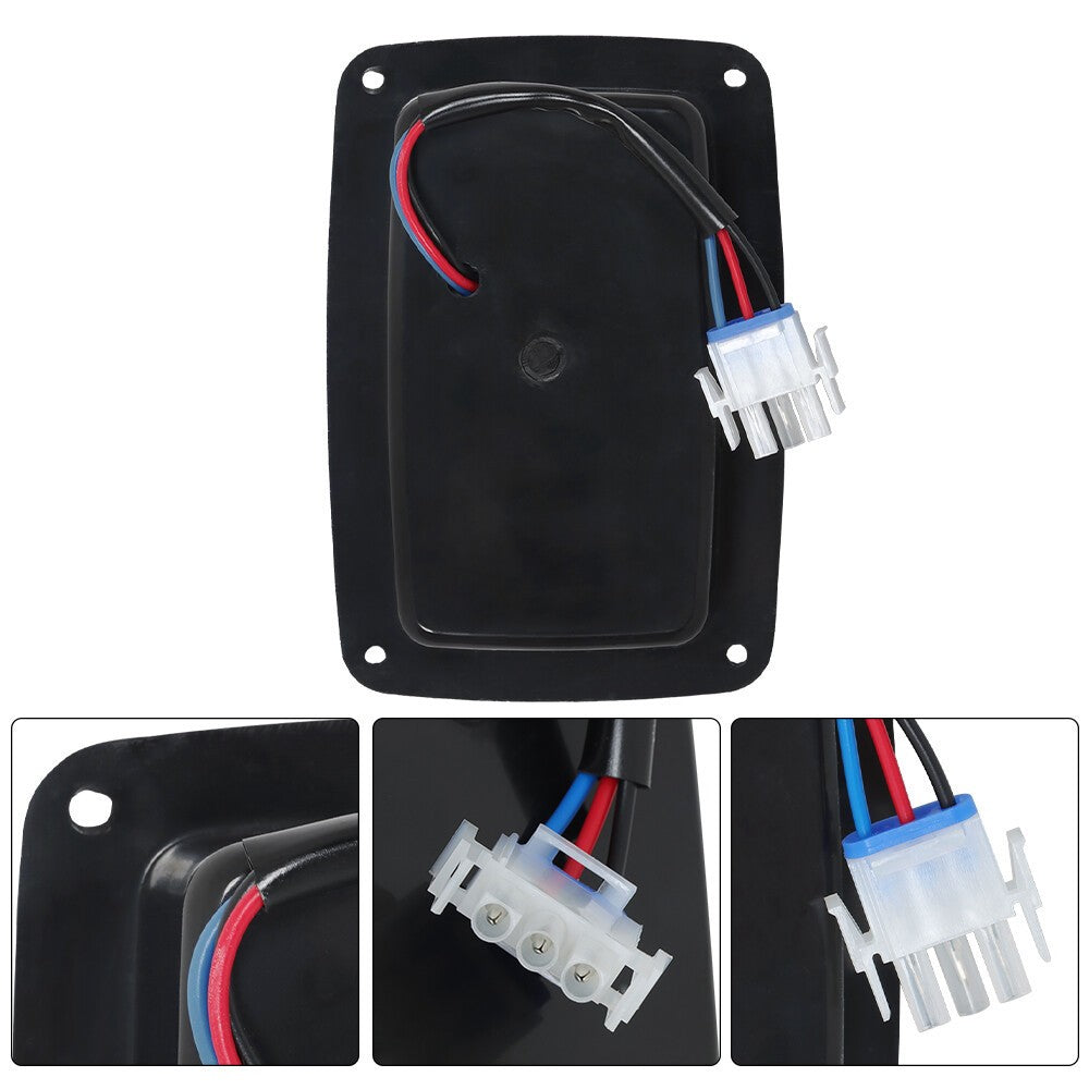 2 LED 3-Wire Golf Cart Taillights Tail Light Kit for Club Car DS 1982+